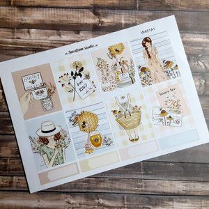 Planner Sticker Kit American Honey, Erin Condren ECLP, Weekly Spread, KI…